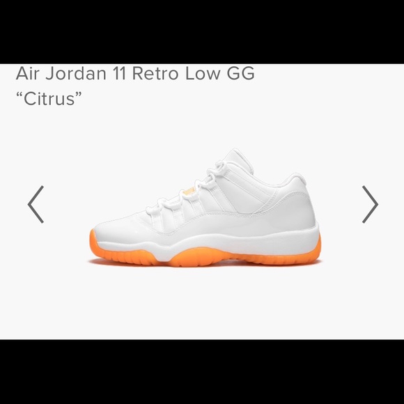 air jordan 11 retro low gg citrus